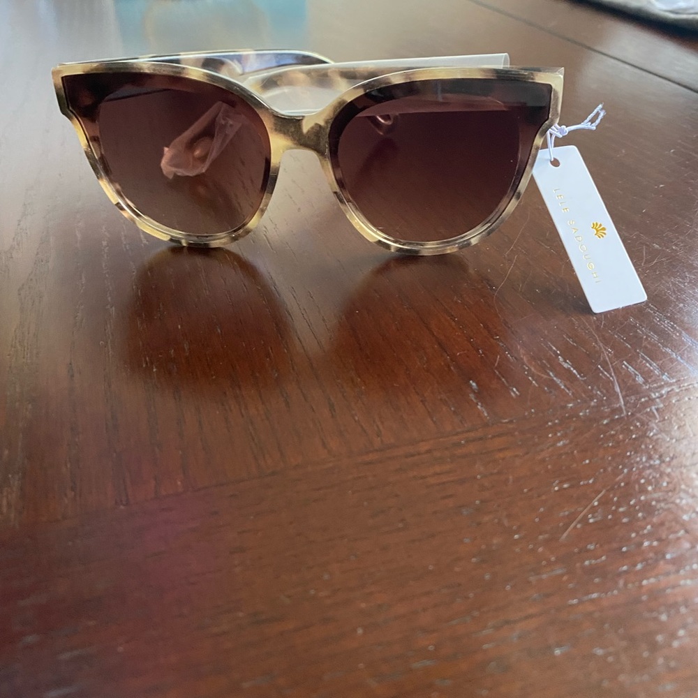 Lele Sadoughi tortoise sunglasses. NEW